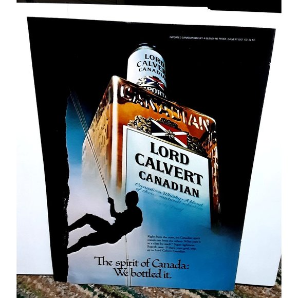 1979 Lord Calvert Canadian Whiskey Print Ad vintage 70s - Picture 1 of 1